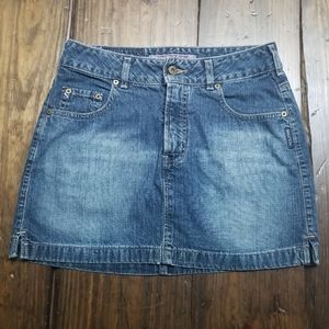 Silver Brand Denim Jean Mini Skirt